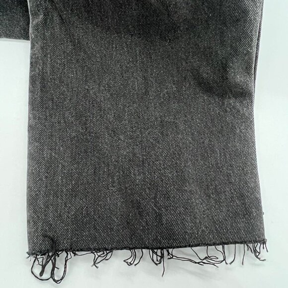 Levi's 501 Original Cropped High Rise Straight Leg Jeans 31x26 - Picture 6 of 7